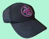 Black Performance Summer Livin Hat