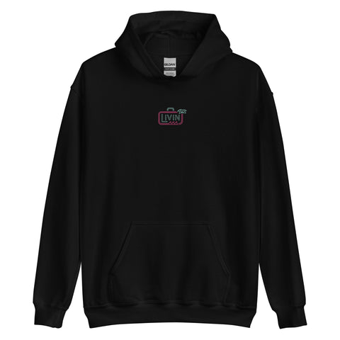 Summer Livin Hoodie With Embroidered Livin